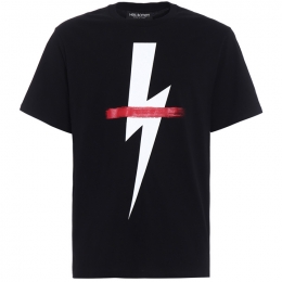 ◆12주년◆라이트닝 볼트 티셔츠 블랙 PBJT362D G556S 1133
