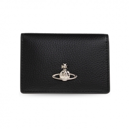 ◆당일◆26SS ORB 로고 플랩 카드지갑 블랙 5402000PU S000D N403