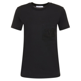 ◆당일◆24FW PAPAIA 포켓 로고 티셔츠 블랙 2421946011 002