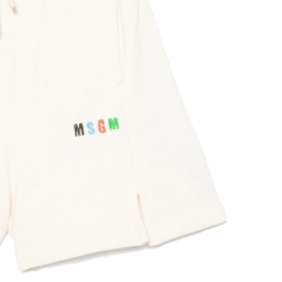 키즈 컬러 로고 버뮤다 팬츠 크림 S6MSJBBE235 013