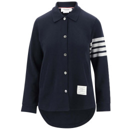 ◆당일◆23FW 여성 사선완장 니트 셔츠 자켓 네이비 FJT274A 07545 415
