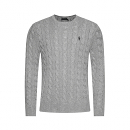 26SS 포니 자수 케이블 니트 그레이 710775885 013