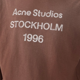 ◆당일◆26SS 로고 프린트 티셔츠 초콜렛브라운 CL0196 ADN