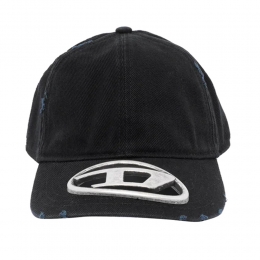 ◆당일◆25FW C-BEAST-A1 컷 아웃 로고 베이스볼캡 블랙 A12709 0PFAA 9XX