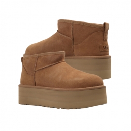 ◆당일◆25FW 클래식 울트라 미니 플랫폼 부츠 체스넛 1135092 CHE