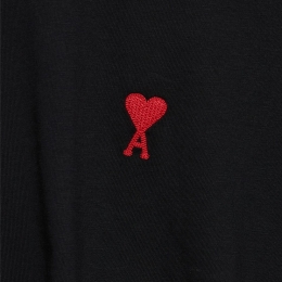 ◆당일◆26SS 하트 로고 자수 티셔츠 블랙 BFUTS035 724 001