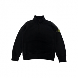 ◆당일◆키즈 와펜 패치 기모 하프집업 맨투맨 블랙 K2S16 6100012 S0A20 V0029