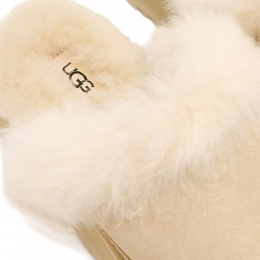 ◆당일◆25FW 디스케트 샬레 DISQUETTE CHALET 퍼 뮬 슬리퍼 샌드캐슬 1173930 SNDCS