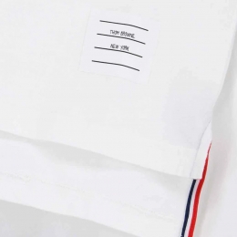 ◆당일◆26SS 사선 완장 롱 슬리브 티셔츠 화이트 FJS103G 07862 100