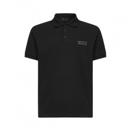 26SS 스트라이프 로고 반팔 폴로 티셔츠 블랙 L1 091 8A000 09 89A16 999