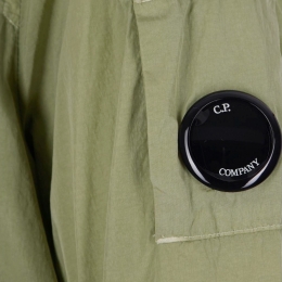 26SS 렌즈 와펜 크롬 R 오버셔츠 자켓 모스그레이 20CMOS710A 005904G 610