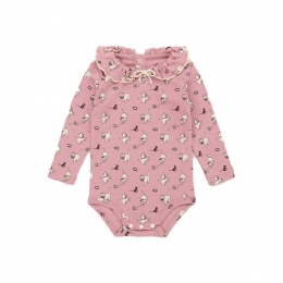 ◆키즈◆키즈 캣마우스 패턴 패티 온지 바디슈트 앤틱로즈 B3134W25 0A1