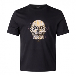 ◆당일◆25FW 페인티드 스컬 프린팅 티셔츠 블랙 M2R 220X TP5242 79