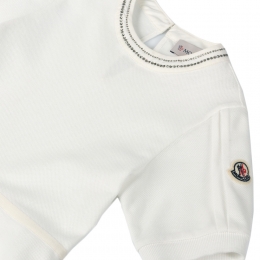 ◆키즈◆25SS 여성 로고 패치 원피스 화이트 8I000 08 89ALK 034