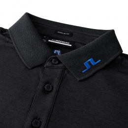 ◆당일◆24SS 투어 테크 자수 로고 카라 롱슬리브 블랙멜란지 GMJT09165 9992