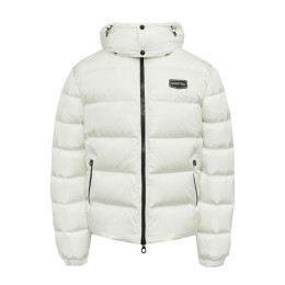 ◆당일◆아프리카 APRICA 로고 패치 패딩 자켓 화이트 VUDJ20235K0001 WHS
