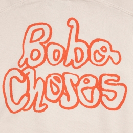 키즈 로고 바이 핸드 래글런 맨투맨 오프화이트 B126AC143 199