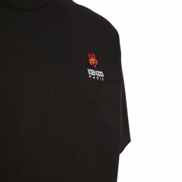 ◆당일◆24SS 보크 플라워 로고 자수 티셔츠 블랙 5TS412 4SG 99J