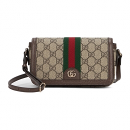 26SS GG 오피디아 미니 숄더백 베이지/다크브라운 838471 FAE0P 9746