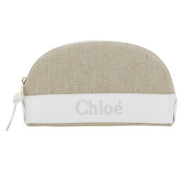 ◆당일◆25SS SENSE 로고 자수 파우치백 크리스탈화이트 CHC23SP870J90 106