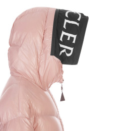 ◆당일◆24FW 후페 HUPPE 로고 패치 후드 패딩 자켓 인디핑크 1A001 31 5963V 51A