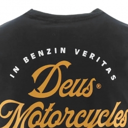 ◆당일◆24SS 모토사이클 백로고 프린팅 티셔츠 블랙 DMS241663D BLACK
