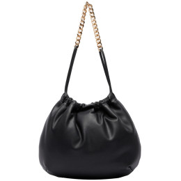 ◆당일◆25SS 니논 NINON 로고 체인 숄더백 블랙 PUAAT F61877 LZZ