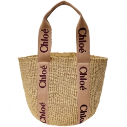 ◆당일◆25FW 로고 스트랩 우디 라지 바스켓백 탄로즈 CHC23AS380L18 6L6