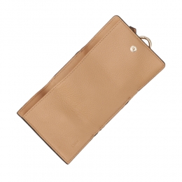 ◆당일◆25FW 알파벳 미니 코인 반지갑 라이트탄 CHC21WP946F57 26X