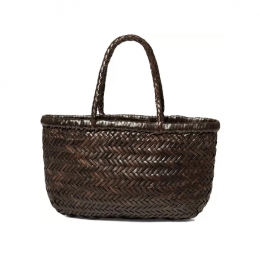 ◆당일◆26SS 미니 플랫 고라 토트백 다크브라운 8809 DK BROWN