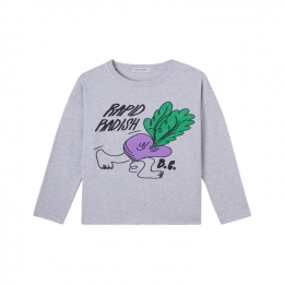 ◆키즈◆키즈 라피드 래디쉬 프린팅 긴팔 티셔츠 그레이 B126AC001 041