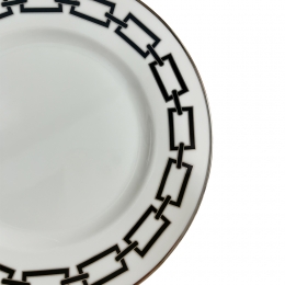 ◆당일◆카테네 CATENE 디저트 플레이트 22CM 블랙/화이트 004RG00 FPT110010220G00125500