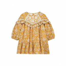 ◆키즈◆키즈 오라나 셔링 원피스 허니 마운틴 애븐스 25F_S0067 HONEY