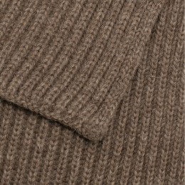 ◆당일◆25FW 골지 울 숏 머플러 네추럴토프 SHORT SCARF NATURAL TAUPE