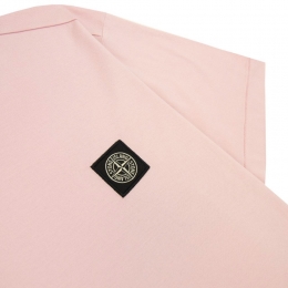 ◆키즈◆여성 로고 패치 티셔츠 로즈핑크 K1S16 2100002 S0047 V0082