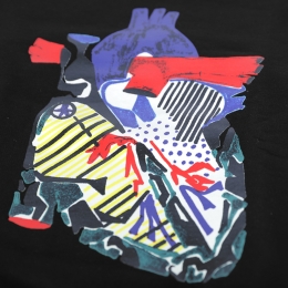 ◆15주년◆일러스트 프린팅 맨투맨 블랙 2041MDM64 164298 99