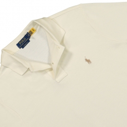 26SS 포니 자수 로고 클래식핏 폴로 티셔츠 크림 710534735 420