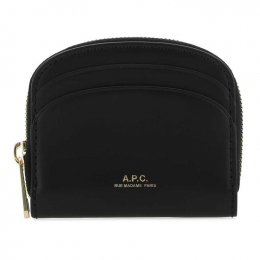 ◆당일◆25FW 데미룬 로고 하프문 코인 반지갑 블랙 PXAWV F63437 LZZ