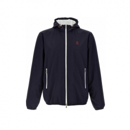 ◆당일◆26SS 로고 자수 후드 자켓 네이비 MM49A7440G C1086