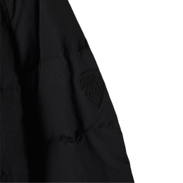 ◆당일◆24FW 로고 패치 더블 브레스트 벨티드 롱 패딩자켓 블랙 8097869