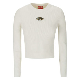 ◆당일◆24SS M-VALARY 컷아웃 로고 니트 화이트 A12397 0DLAX 129
