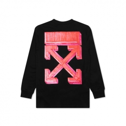 ◆15주년◆마커애로우 롱슬리브 티셔츠 블랙 OMAB001E20JER003 1025