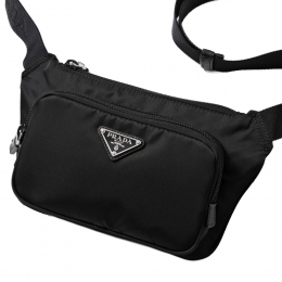 ◆당일◆25FW 삼각로고 사피아노 숄더백 블랙 2VH128 2DMH F0002