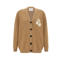 ◆당일◆25FW 노튼 NORTON 로고 가디건 카멜 CA0097FA A1X05E 50CM