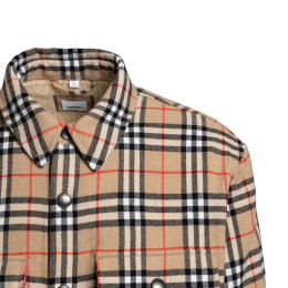 ◆당일◆24FW CALMORE 체크 셔츠 자켓 아카이브베이지 8043839