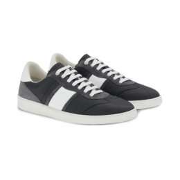◆당일◆24SS 아칠 ACHILLE 로고 레더 스니커즈 블랙/화이트 0763472