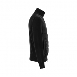 ◆당일◆25FW 로고 패치 니트 믹스 패딩자켓 블랙 9B000 40 M1131 999