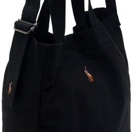 26SS 포니 로고 자수 숄더백 블랙 405967606 003