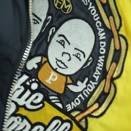 ◆11주년◆시그니처 로고 패딩자켓 네이비 O051 6400 6689