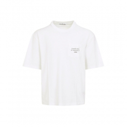 26SS 로고 프린트 포켓 티셔츠 오프화이트 CL0448 AEG